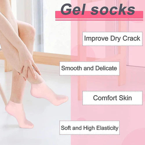 Silicone Moisturizing Socks - High Quality & Long Lasting