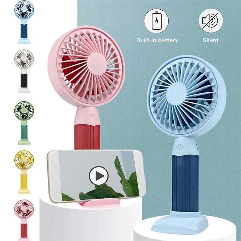 Mini Portable Handheld Fan – USB Rechargeable Personal Cooling Fan