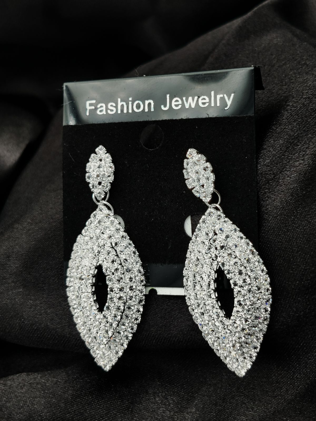 Imported Silver Earrings – Multiple Tarnish-Free Designs: Diamond-Shape, Heart Fringe, Radiant & More | Luxury Artificial Jewelry for Girls & Women