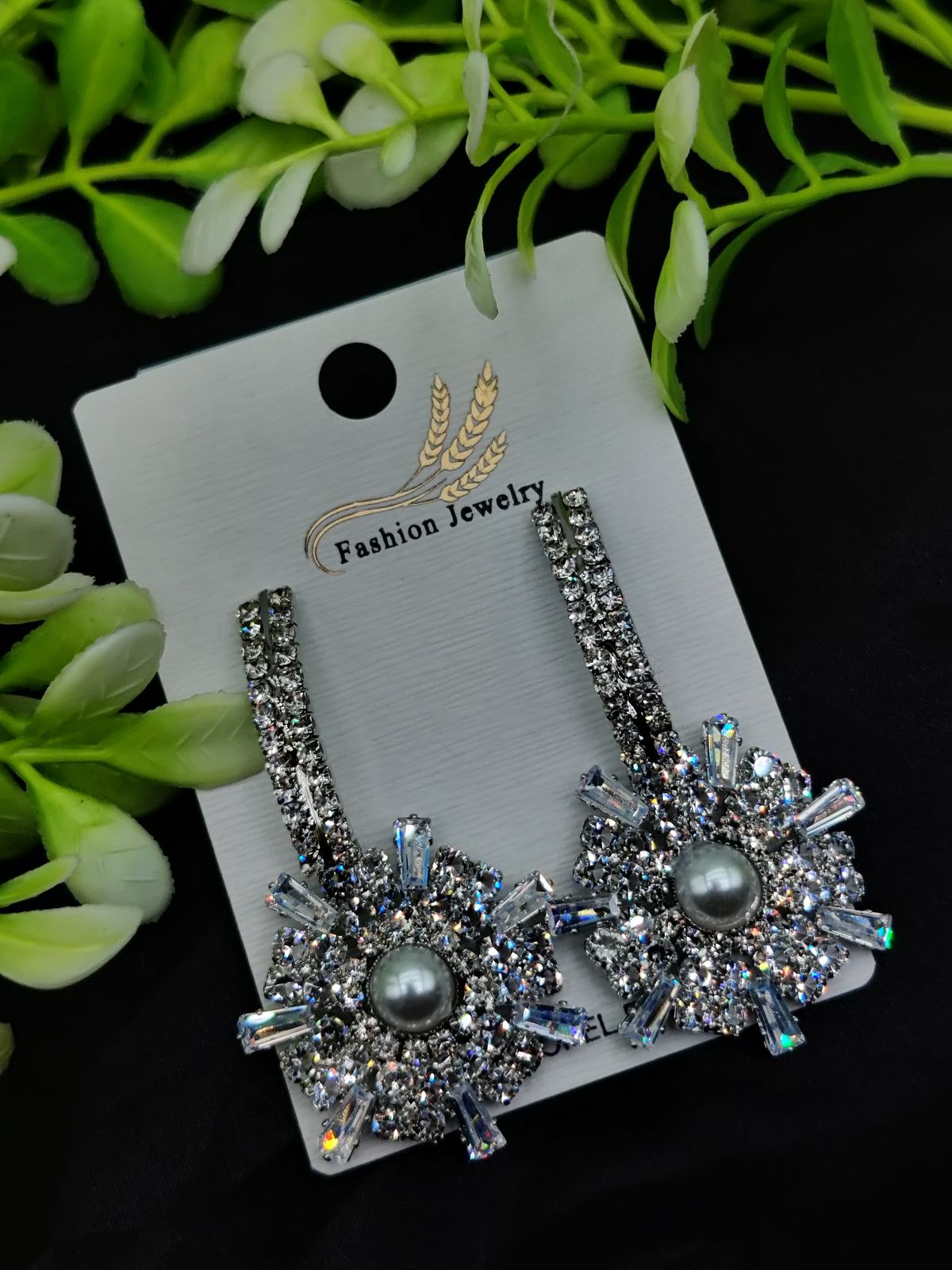 Elegant Silver Earrings – Multiple Designs: Floral Hoop, Crystal, Princess, Pearl & More | Premium Quality for Girls & Women | Luxury Look