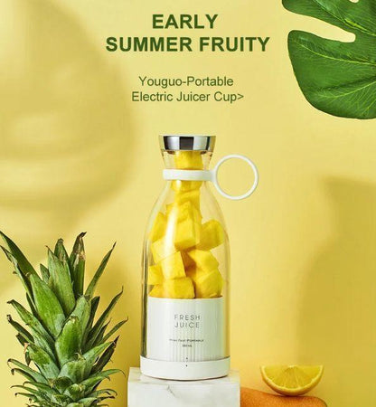 Mini Portable Electric Blender & Fruit Mixer for Smoothies and Juices