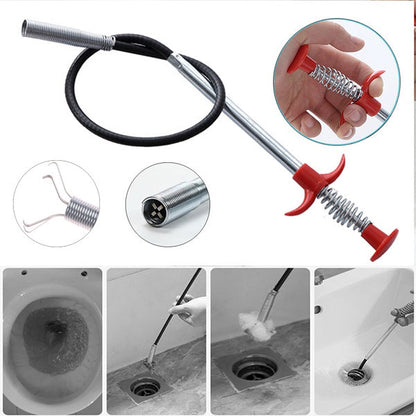 Stainless Steel Drain Cleaner – Flexible Hair Catching Wire for Sink & Shower