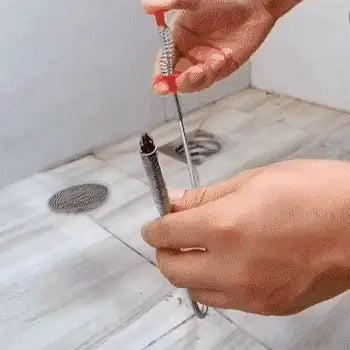 Stainless Steel Drain Cleaner – Flexible Hair Catching Wire for Sink & Shower