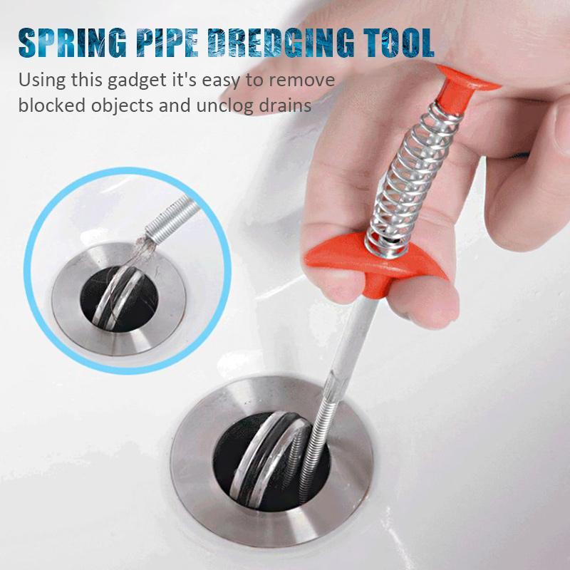 Stainless Steel Drain Cleaner – Flexible Hair Catching Wire for Sink & Shower